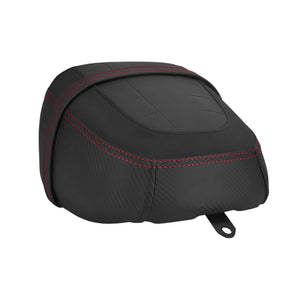 CB016501 hcmotorku Rear Passenger Pillion Seat Red Stitching for harley
