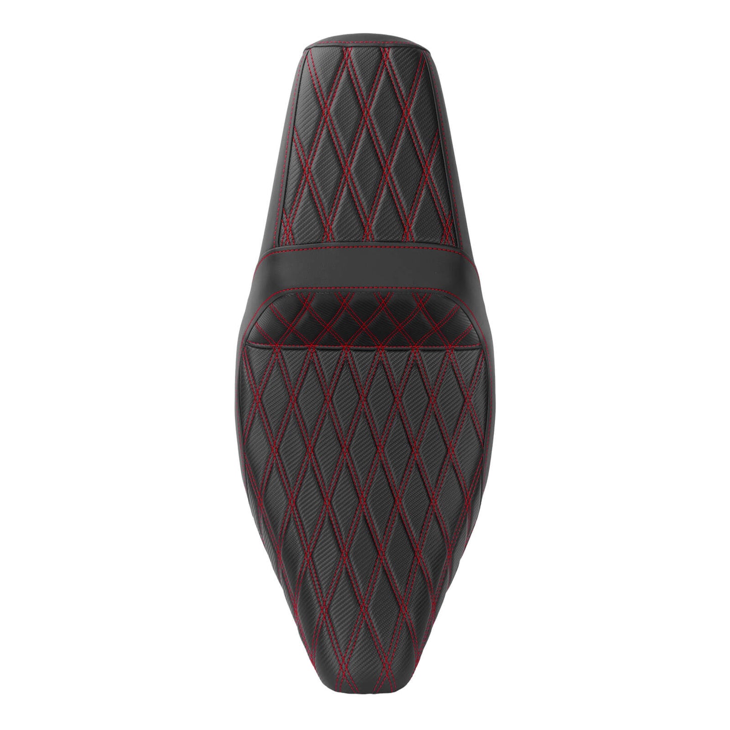 Driver Passenger Two-Up Seat Red Stitching For Harley Touring 2024-UP | HCmotorku