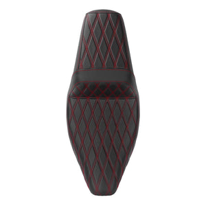 Driver Passenger Two-Up Seat Red Stitching For Harley Touring 2024-UP | HCmotorku