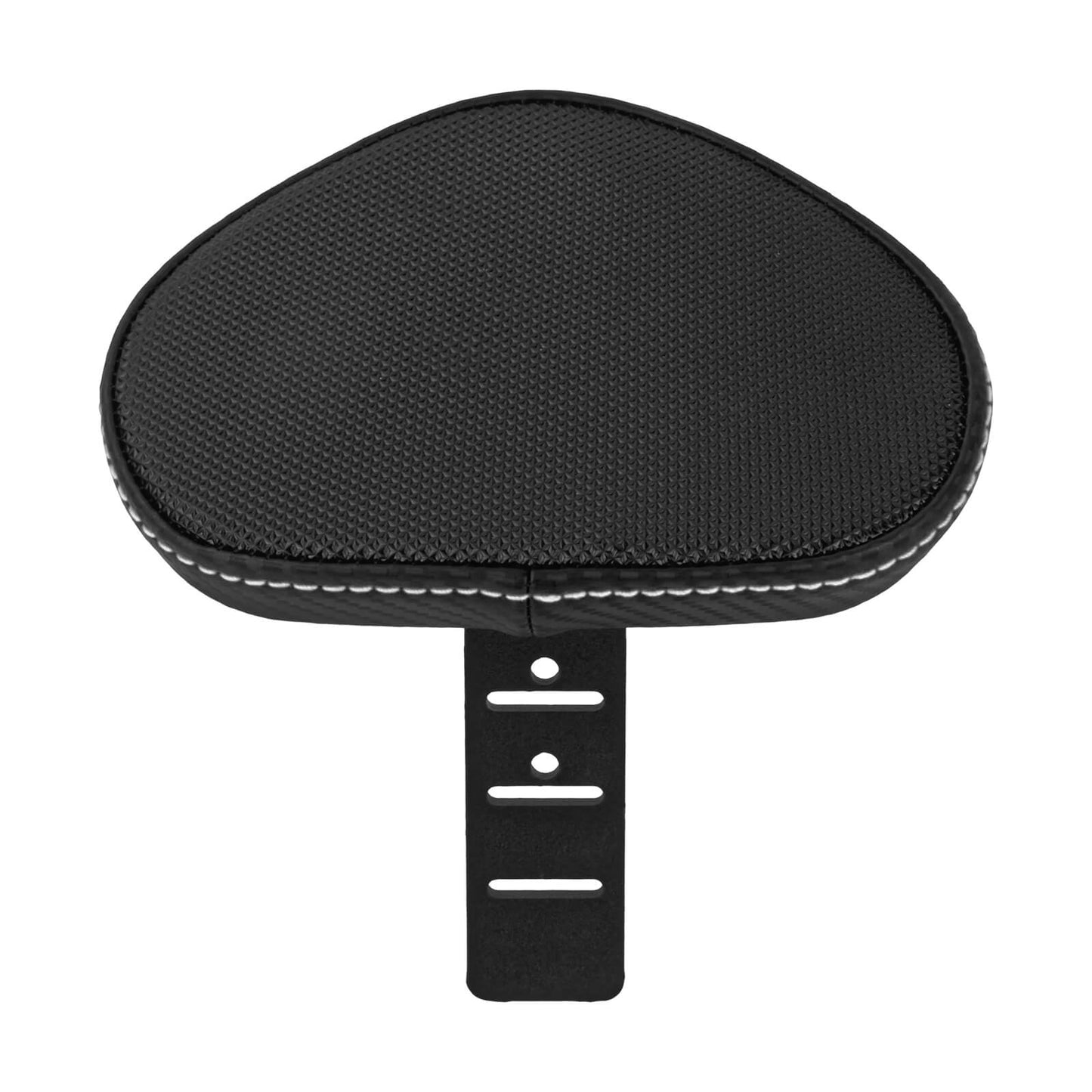 CB016608 HCmotorku Rider Passenger Seat 2-up Seat with Backrest White Stitching for Harley Touring Backrest