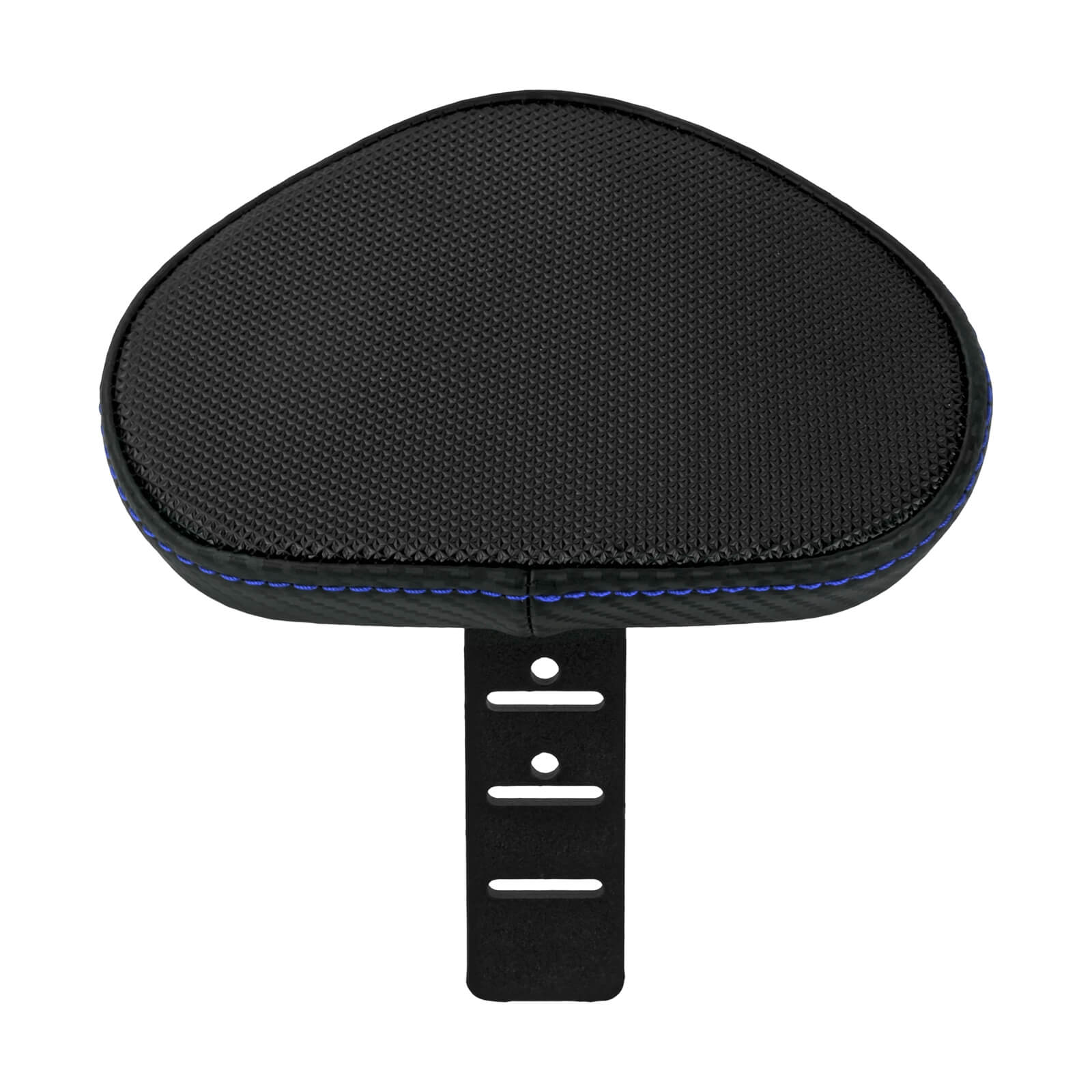 CB016610 HCmotorku Rider Passenger Seat 2-up Seat with Backrest Blue Stitching for Harley Touring Backrest