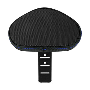 CB016610 HCmotorku Rider Passenger Seat 2-up Seat with Backrest Blue Stitching for Harley Touring Backrest