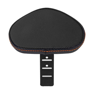 CB016611 HCmotorku Rider Passenger Seat 2-up Seat with Backrest Orange Stitching for Harley Touring Backrest