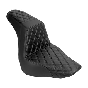 CB016901_HCmotorku_Front&Rear One-Piece Seat Two-up Seat-Black Stitching for Harley Fat Boy FLSTF ‘18-’25 Breakout FXBRS ‘23-’25