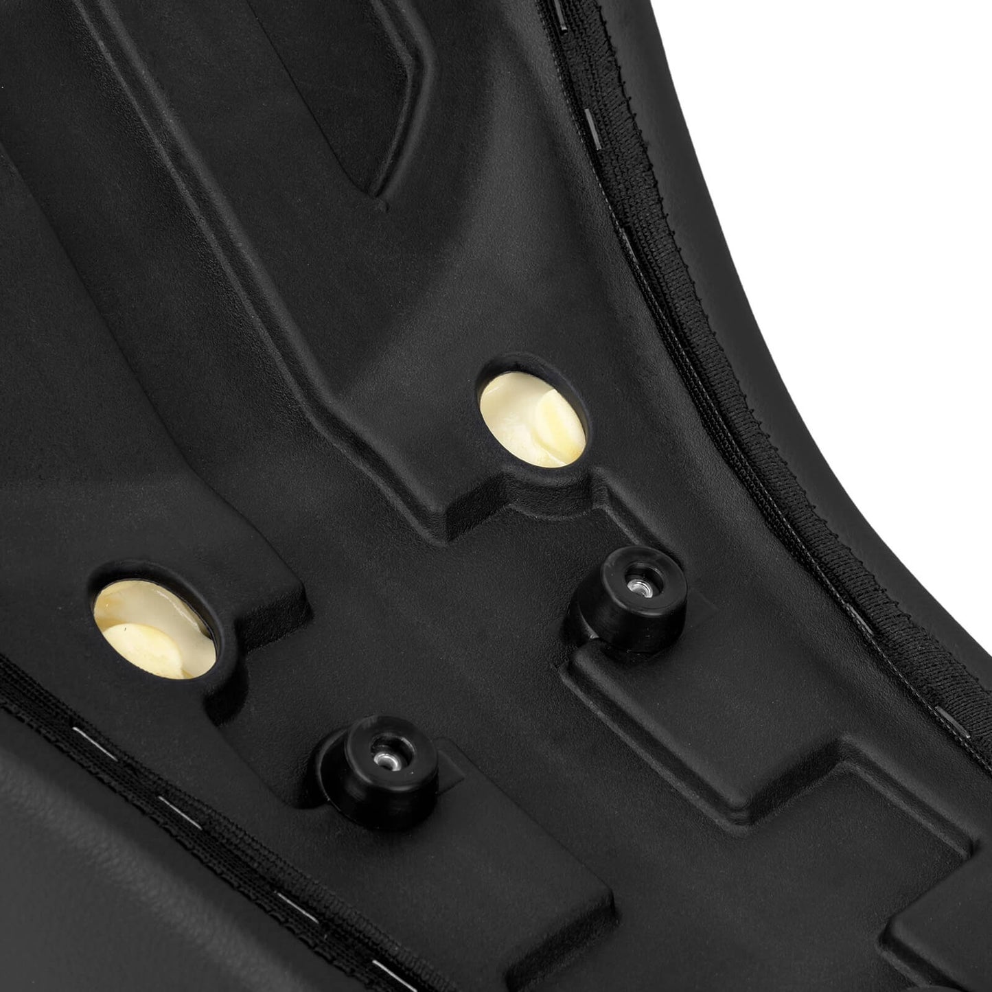 CB016901_HCmotorku_Front&Rear One-Piece Seat Two-up Seat-Black Stitching for Harley Fat Boy FLSTF ‘18-’25 Breakout FXBRS ‘23-’25 Detail