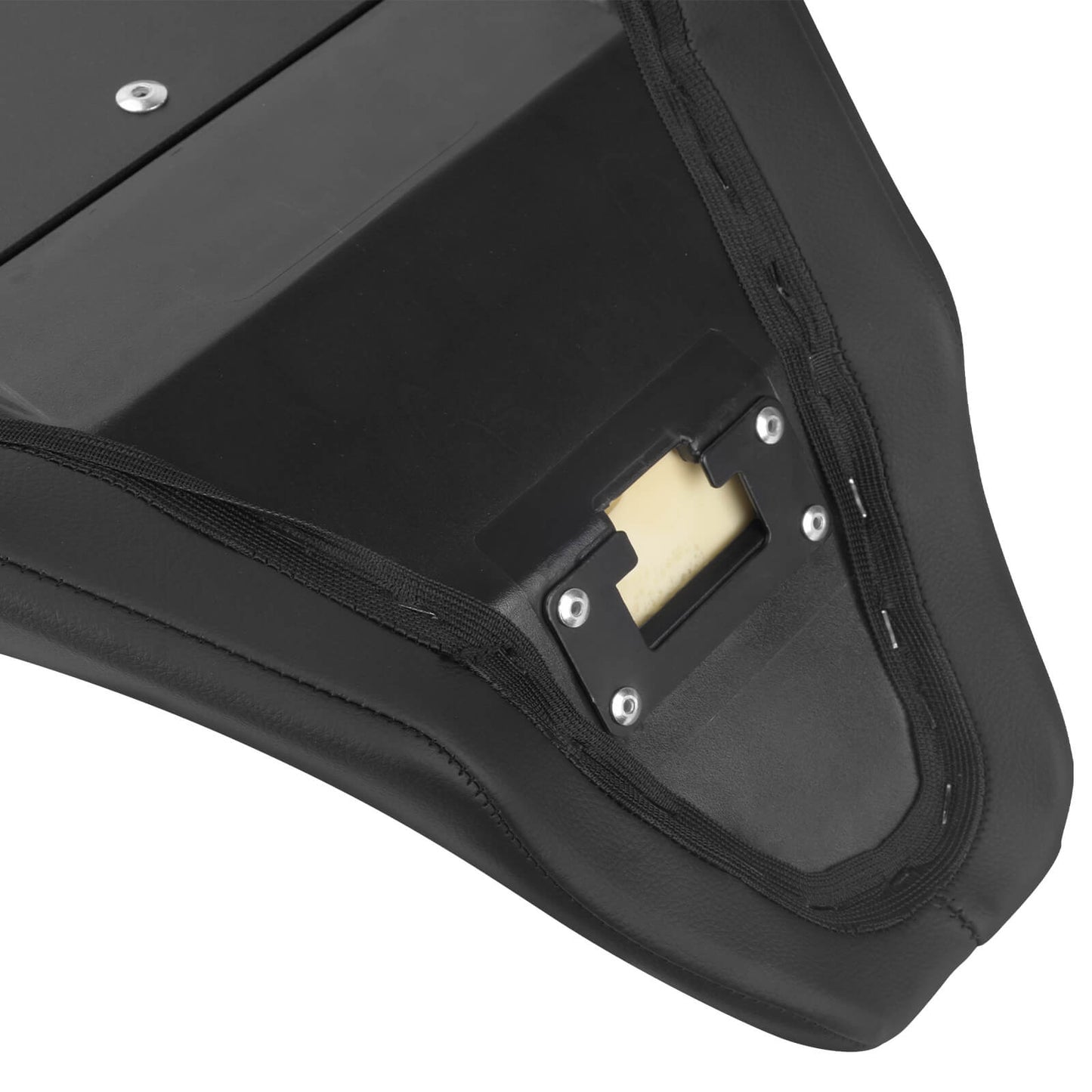 CB017104_HCmotorku_Front&Rear Two-up Seat W/Backrest Blue Stitching for Harley Touring ‘23.5-Up 