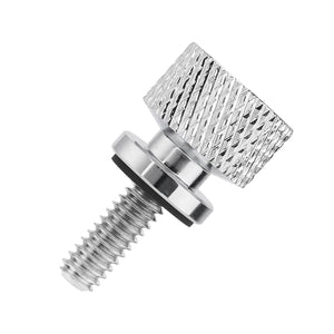 CB017302 HCmotorku Chrome Motorcycle Seat Bolt Screw Nut for Harley Sportster Dyna Softail Touring ‘97-Later Road Glide Electra Glide XL883 Fat Boy Deluxe