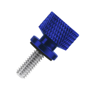 CB017305 HCmotorku Blue Motorcycle Seat Bolt Screw Nut for Harley Sportster Dyna Softail Touring ‘97-Later Road Glide Electra Glide XL883 Fat Boy Deluxe