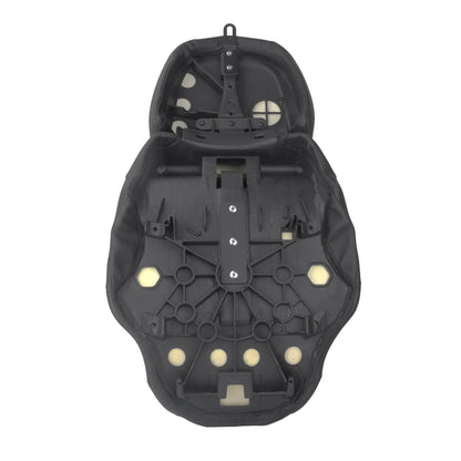 CB017401_HCmotorku_Two-up Seat W/Backrest Black Stitching for Harley Touring Street Road Glide ‘23.5-Up