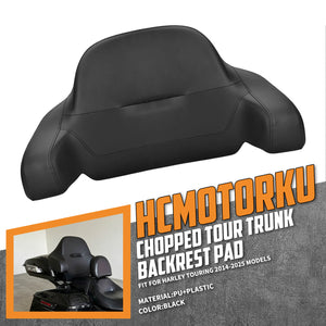 CB017501 HCmotorku Wrap Around Backrest Pad for Harley Touring Installation