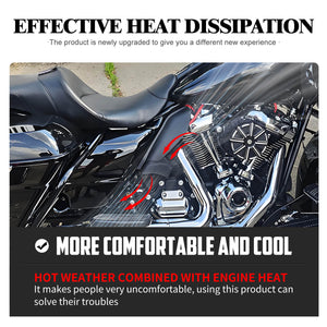 CO000101_HCmotorku_Cooler Fan with Mid Frame Deflector for Harley Touring Tri Glide Electra Glide Road Glide‘17-’24 Effect