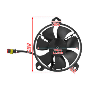CO000201 HCmotorku Cooling Fan Assembly for Ducati Hypermotard & Streetfighter Size