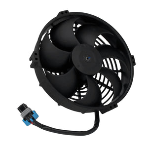 CO001001_HCmotorku_Black Plastic Radiator Cooling Fan Assembly For Harley Sportster S '22-Up