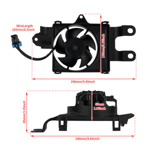CO001101_HCmotorku_Radiator_Cooling_Fan_Assembly_For_Harley_Touring Size