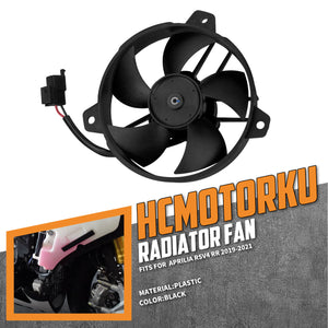 CO001201_HCmotorku_6.3" Engine Radiator Fan Replacement Cooler Assembly For Aprilia '19-'21