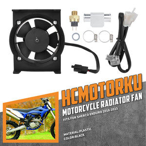 CO001801_HCmotorku_Cooling_Fan_Radiator_Fan_Kit_Fit_Sherco_Enduro_Installation