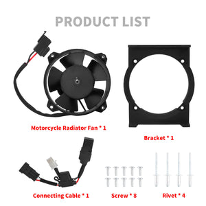 CO001901 HCmotorku Cooling Fan Radiator Fan Kit For Sherco Enduro '18-'23 Product List