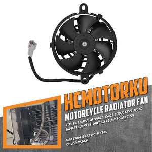 CO002601 HCmotorku Universal Radiator Cooling Fan Replacement For  ATVs Installation