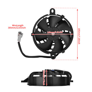 CO002601 HCmotorku Universal Radiator Cooling Fan Replacement For ATVs Size