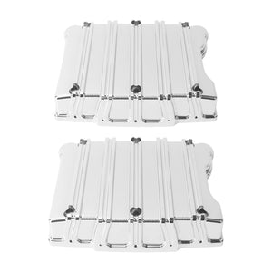 CR000602 HCmotorku Chrome CNC Cut Rocker Box Cover Fit For Harley Twin Cam