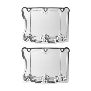CR000602 HCmotorku Chrome CNC Cut Rocker Box Cover Fit For Harley Twin Cam