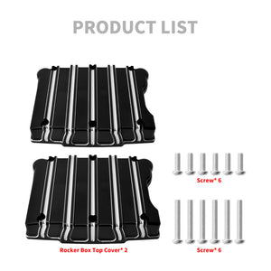 CR0006 HCmotorku CNC Cut Rocker Box Cover Fit For Harley Twin Cam Product List