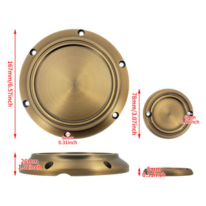 Antique Brass Finish Derby Cover & Timing Cover For Harley Sportster 2004-2022 | HCmotorku