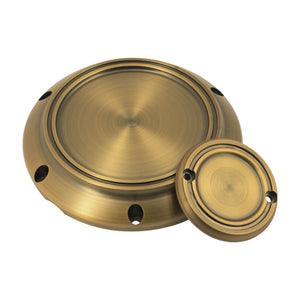 CR011802 hamotorku Antique Brass Finish Derby Cover & Timing Cover For Harley Sportster