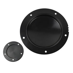 Black Billet Aluminum 5-Hole Derby Cover & Timing Cover Dyna '99-'17 Softail '99-'18 | HCmotorku