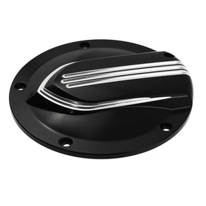 Black Billet Aluminum 5-Hole Derby Cover & Timing Cover Dyna '99-'17 Softail '99-'18 | HCmotorku