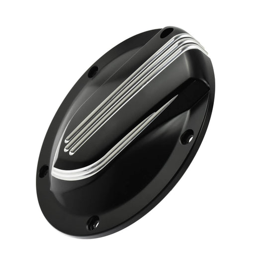 Black Billet Aluminum 5-Hole Derby Cover & Timing Cover Dyna '99-'17 Softail '99-'18 | HCmotorku