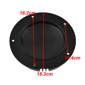 Black Billet Aluminum 5-Hole Derby Cover & Timing Cover Dyna '99-'17 Softail '99-'18 | HCmotorku