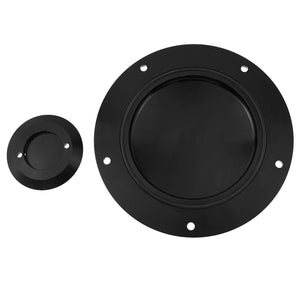 Custom Black Contrast Cut Derby & Point Cover Set for Harley Touring 2016-2025 | HCmotorku