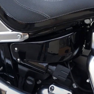 CR030201 hcmotorku Motorcycle Battery Fairing Covers For Harley fat boy - effect