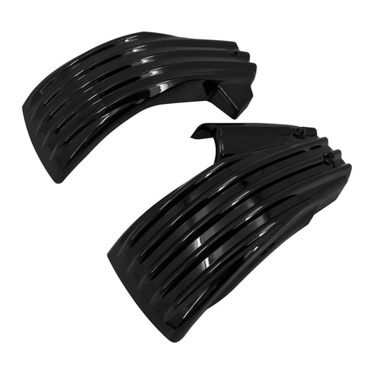 CR030203 hcmotorku Motorcycle Battery Fairing Covers For Harley Softail Fat Boy 