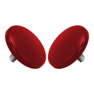 CR030403 HCmotorku Red Inner Fairing Mirror Plugs for Harley Touring Street/Electra Glide ‘96-’16 