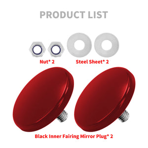 CR0304 HCmotorku Inner Fairing Mirror Plugs for Harley Touring Street/Electra Glide ‘96-’16 Product List