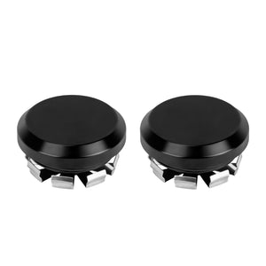 Custom Black Aluminum Swingarm Pivot Bolt Covers for Harley Sportster S '21-'25