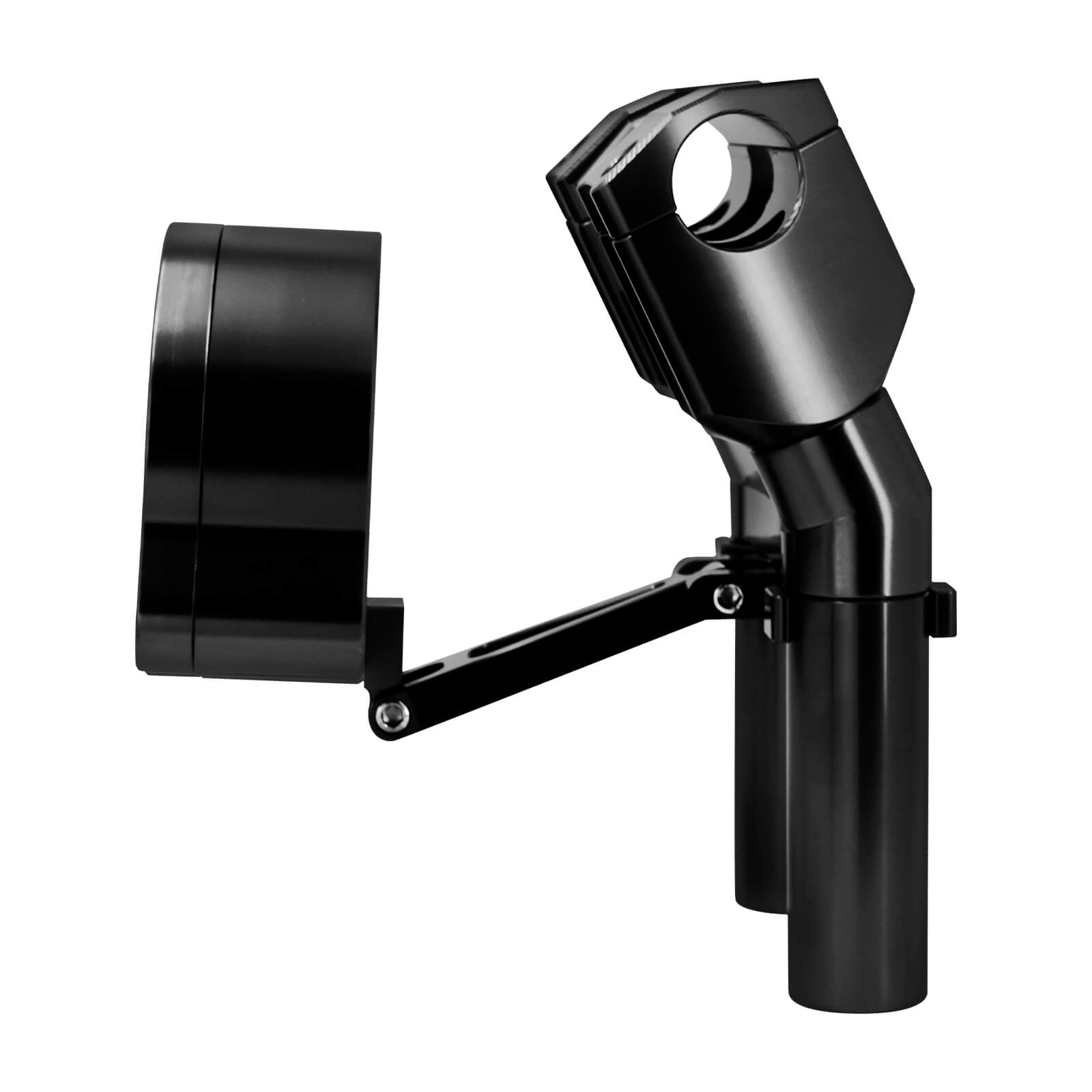 CR035101_HCmotorku_Black 8” Handlebar Riser Handlebar Clamp Support for Harley Road Glide ‘15-Up