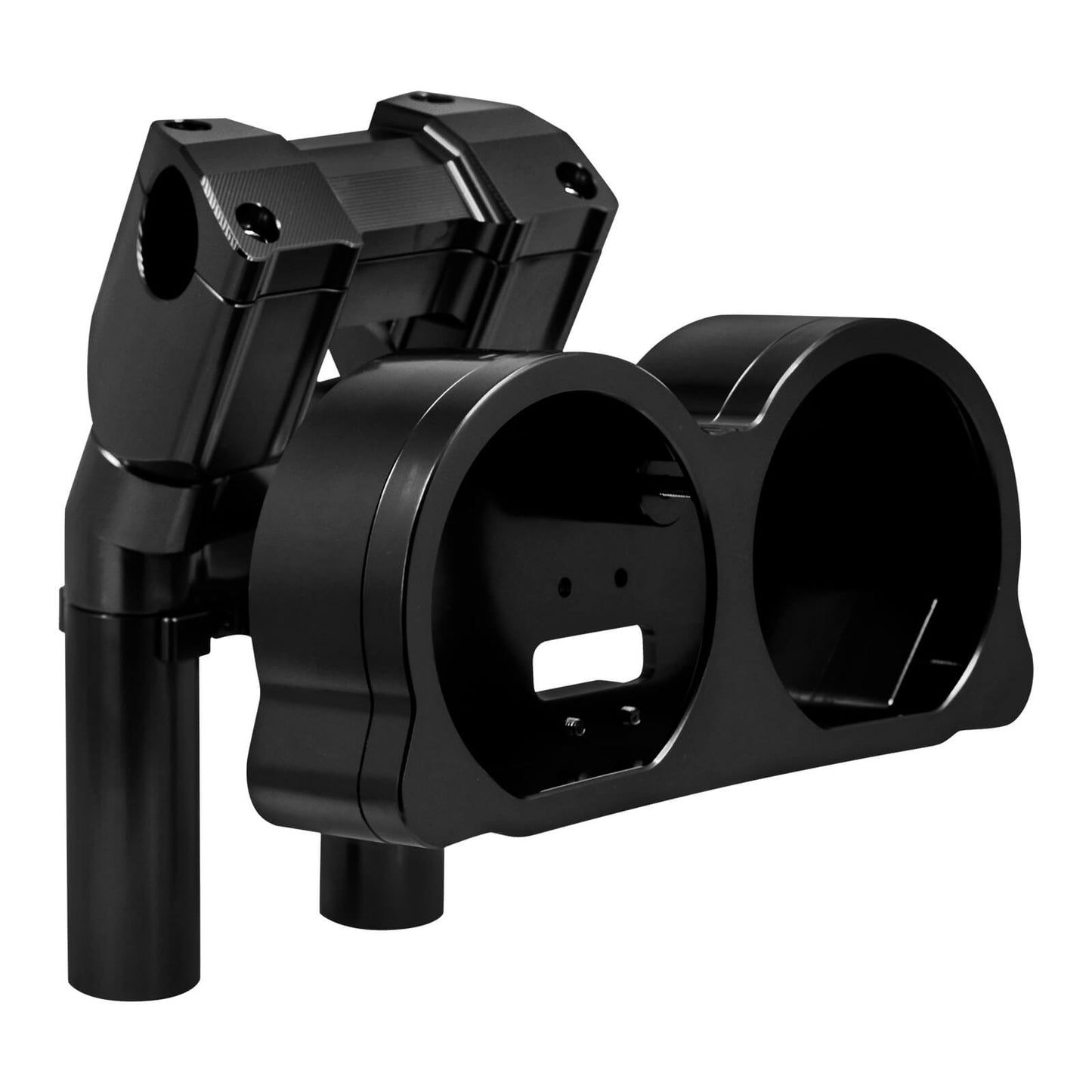 CR035101_HCmotorku_Black 8” Handlebar Riser Handlebar Clamp Support for Harley Road Glide ‘15-Up