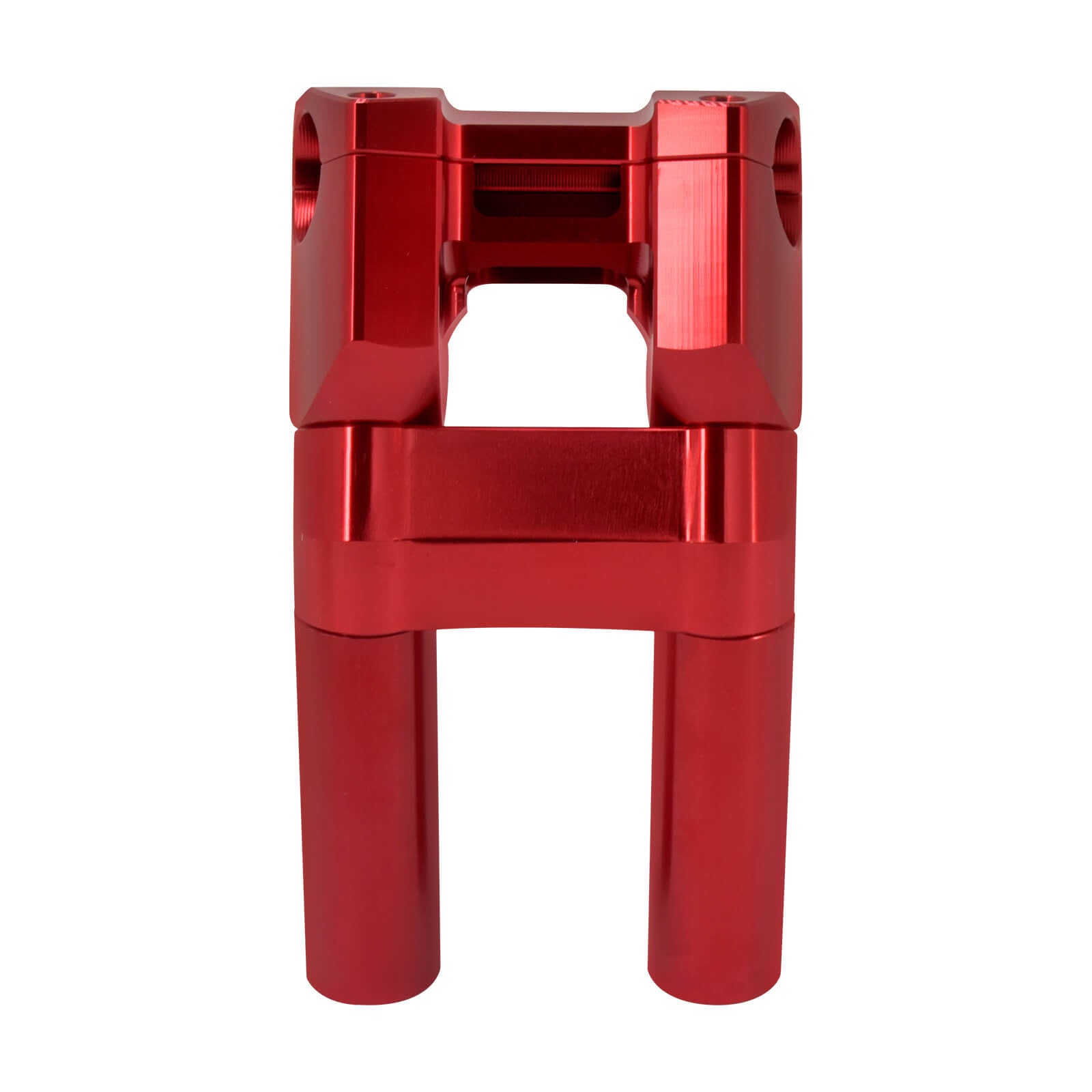 CR035102_HCmotorku_Red 8” Handlebar Riser Handlebar Clamp Support for Harley Road Glide ‘15-Up