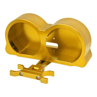 CR035103_HCmotorku_Gold 8” Handlebar Riser Handlebar Clamp Support for Harley Road Glide ‘15-Up