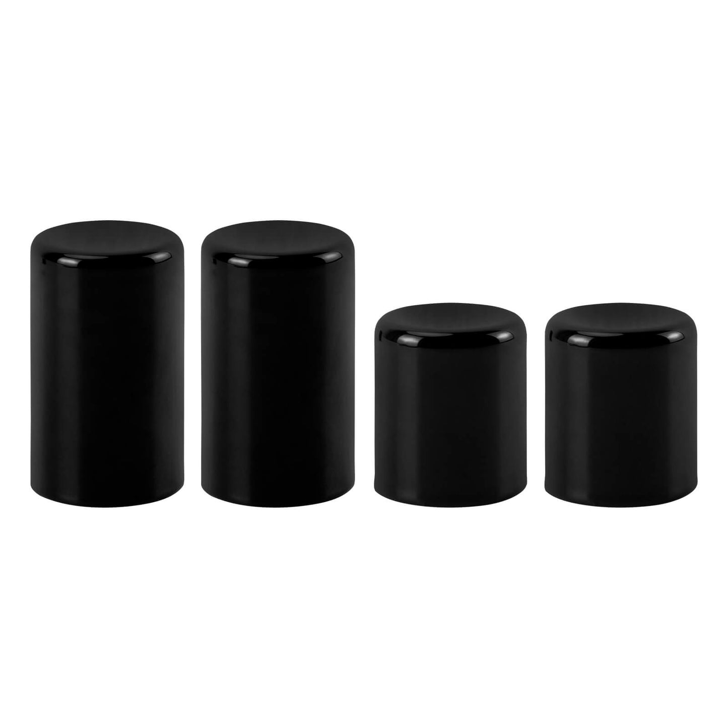 CR036001 HCmotorku Black Heavy Duty Iron Hardware Point Cover Kit For Harley Touring ‘09-’23
