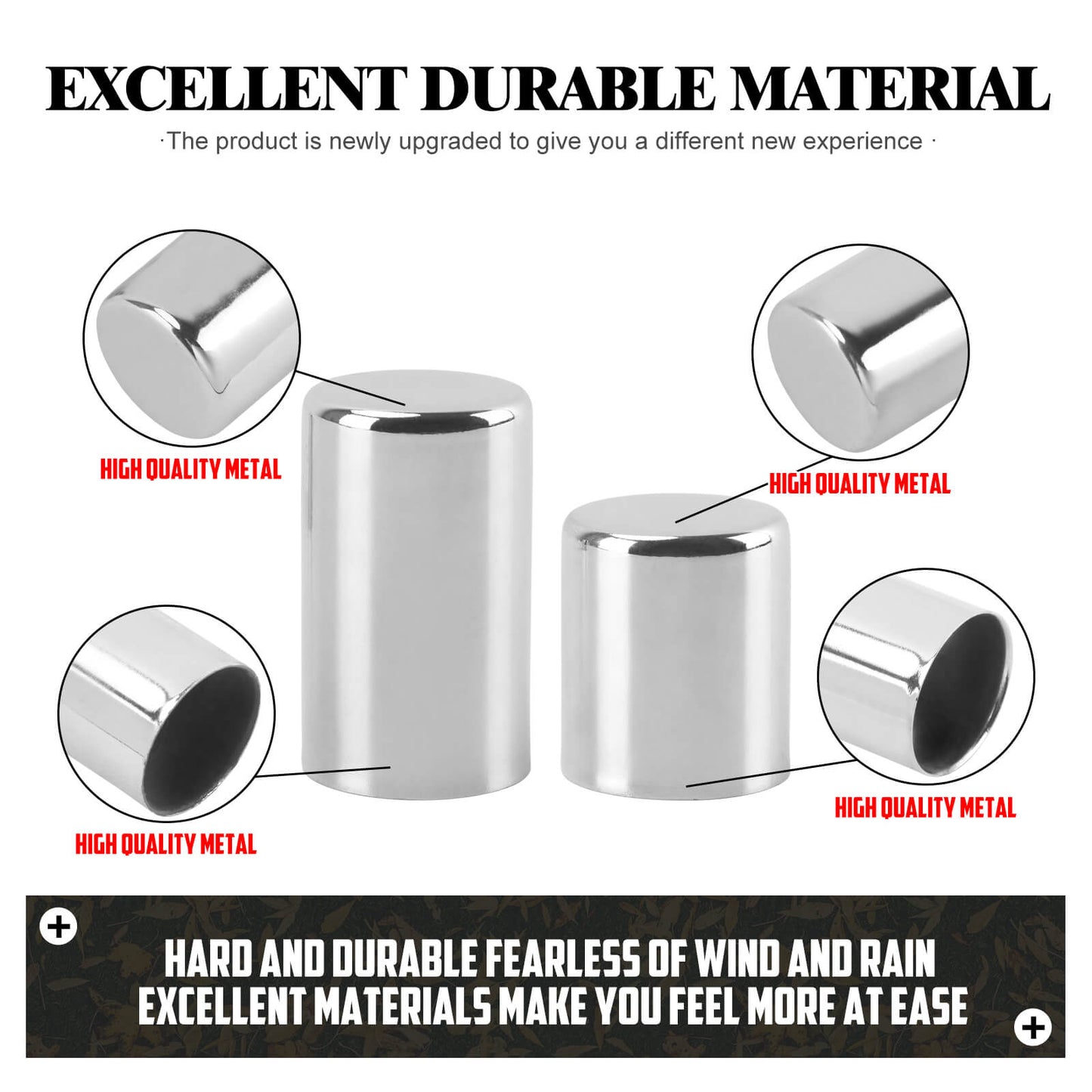 4 PCS Heavy Duty Iron Hardware Point Cover Kit For Harley Touring ‘09-’23丨HCmotorku