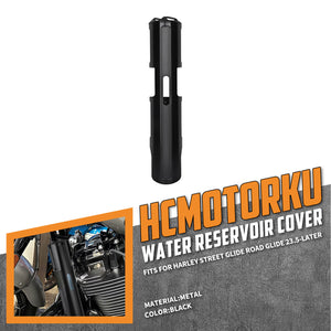 CR036401 HCmotorku Black Lightweight Water Reservoir Cover for Harley Touring Street/Road Glide ‘23.5-’25