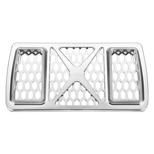 CR036902_HCmotorku_Colored Honeycomb Mesh Oil Cooler Cover Harley Touring 2023.5-up Chrome