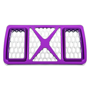 CR036906_HCmotorku_Colored Honeycomb Mesh Oil Cooler Cover Harley Touring 2023.5-up Purple