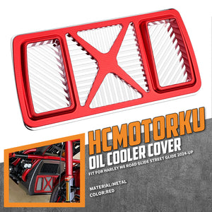 CR037003_HCmotorku Oil Cooler Cover Harley Touring 24-up