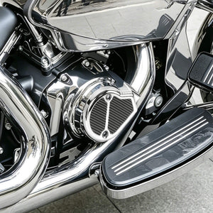 CR038102 HCmotorku Timing Cover with Carbon Fiber For Harley Touring FLHX FLTRX '23-Up