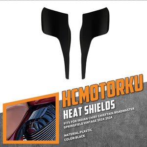 EN000301 HCmotorku Motorcycle Mid Frame Heat Shields Deflectors For Indian Roadmaster Chieftain